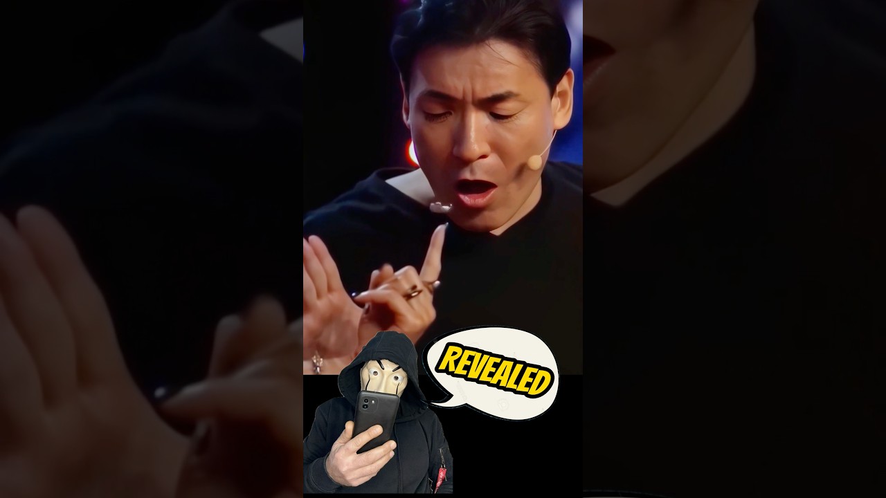 AMERICA'S GOT TALENT MAGICIAN TRICK REVEALED #agt #magic #foryou #tricks #shorts #trend