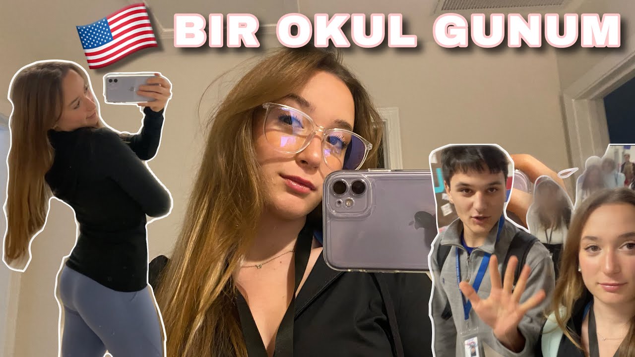 AMERİKA OKUL VLOG/OKULDA BİR CUMA GÜNÜM VE SONRASI