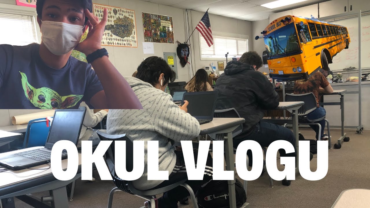 AMERİKADAKİ OKULUMDA BİR GÜN | OKUL VLOGU #1