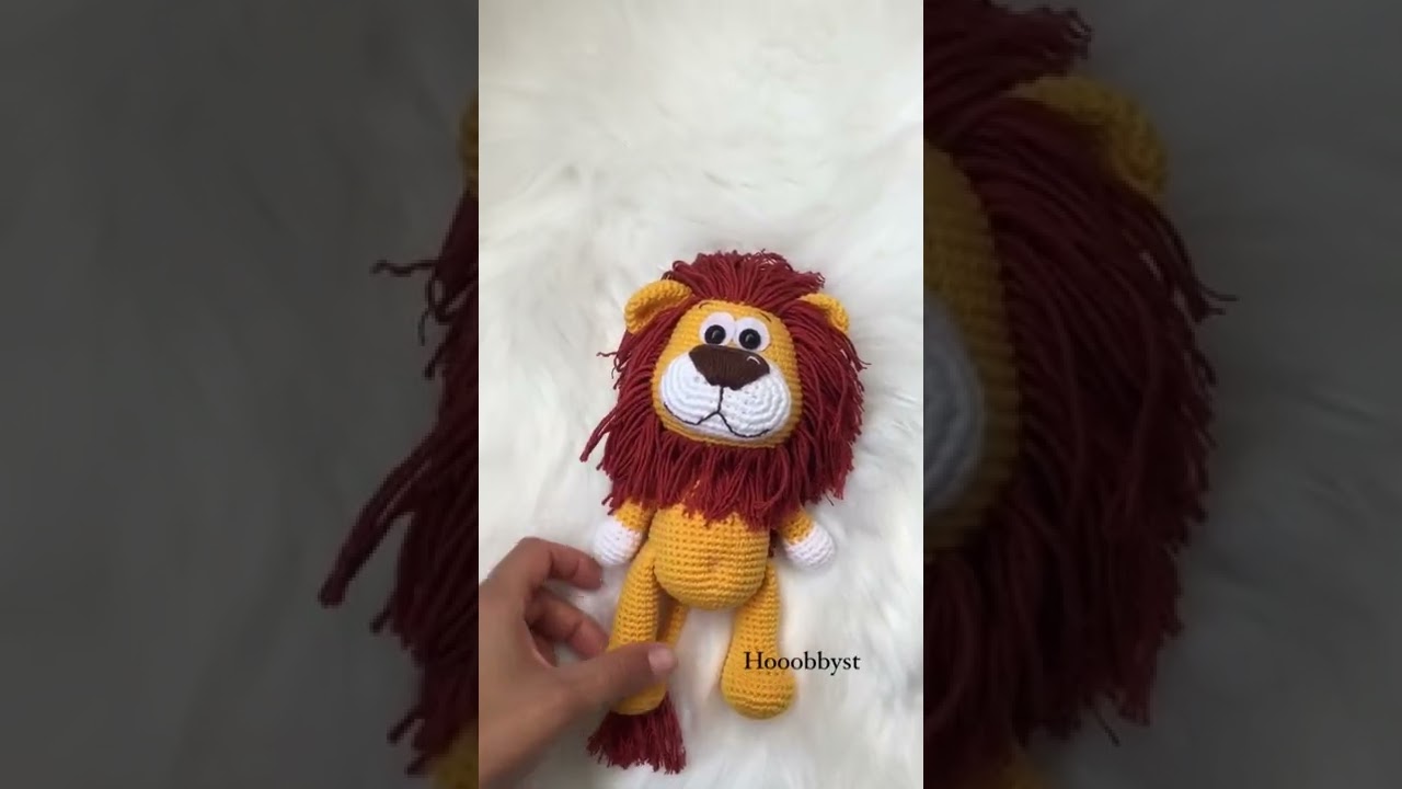 Amigurumi aslan 🦁 #amigurumi #oyuncak #sağlıklıoyuncak #örgü #aslan