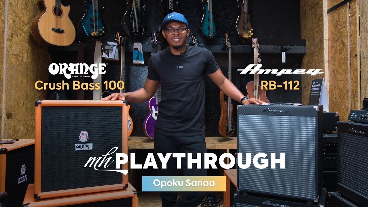 Ampeg RB-112 & Orange Crush Bass 100 | MH Playthrough ft. Opoku Sanaa