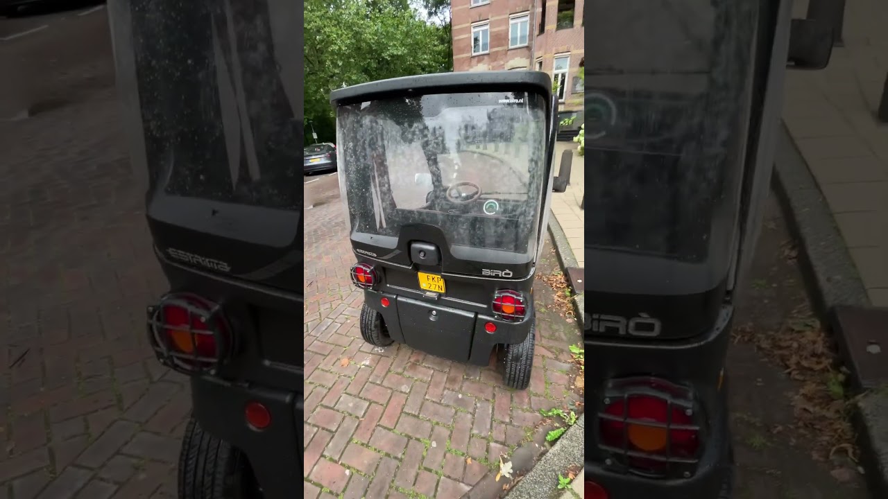Amsterdam Car Spotting - the Biro Estrima Micro Car