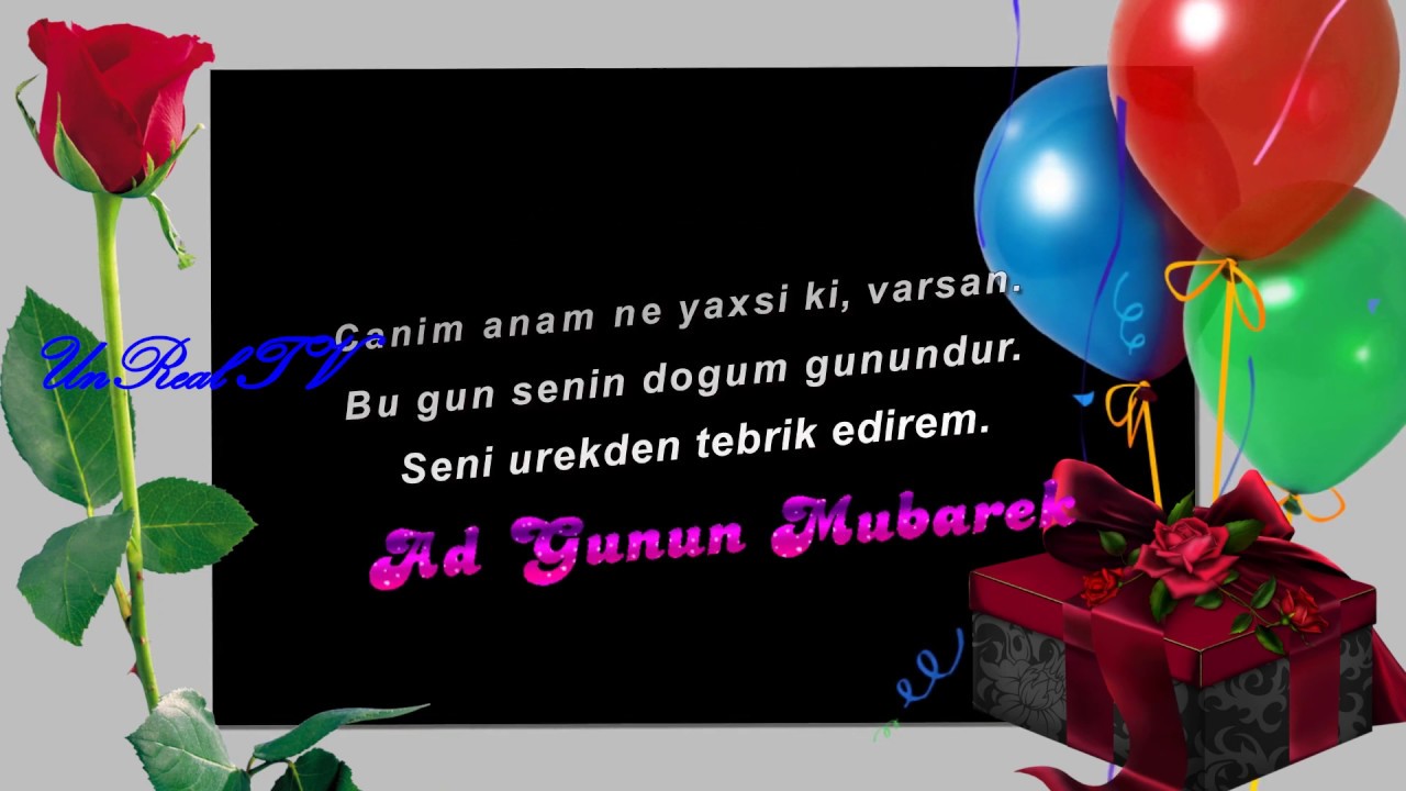 Ana  Ad günün mubarek! 2018