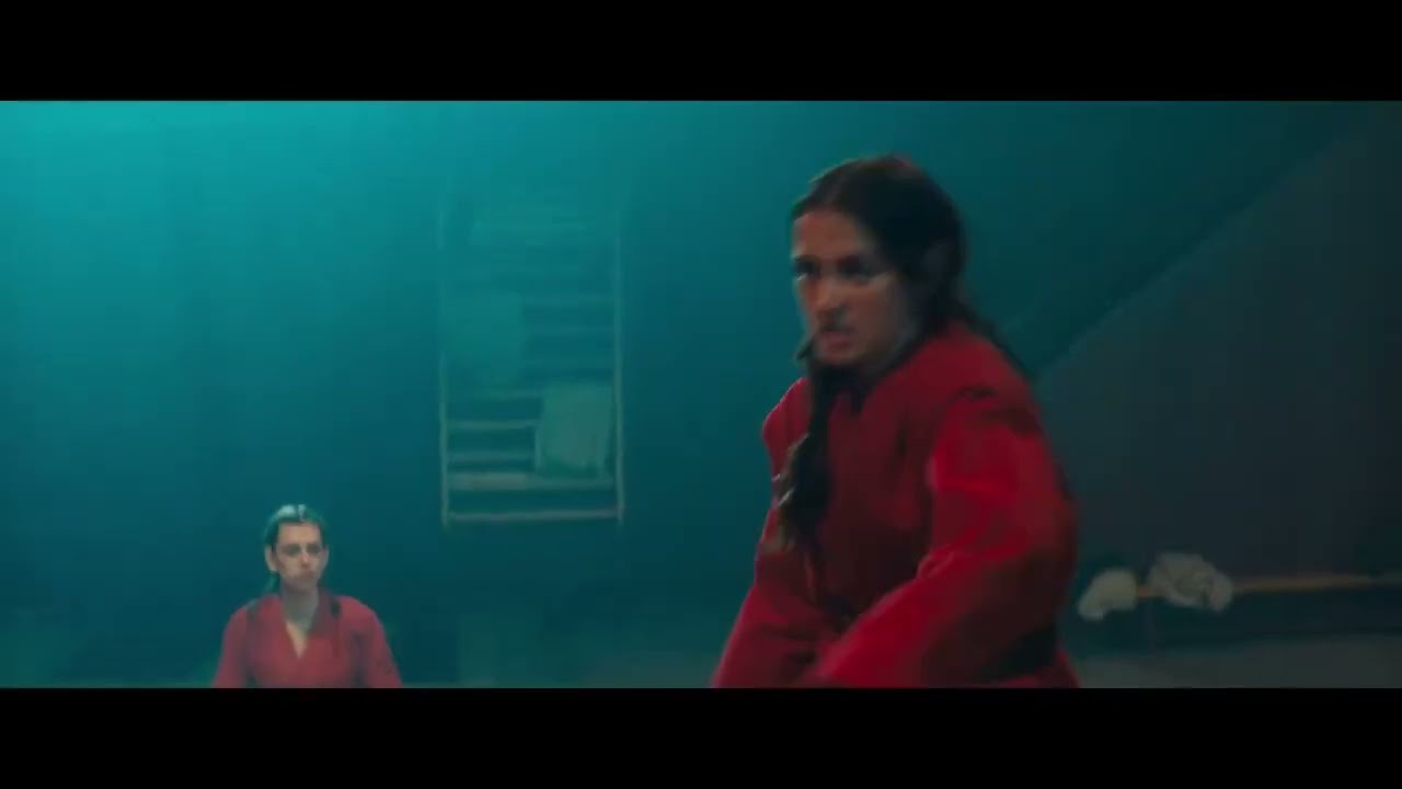 Ana de Armas delivering perfect groin balls nuts kicks in The Ballerina