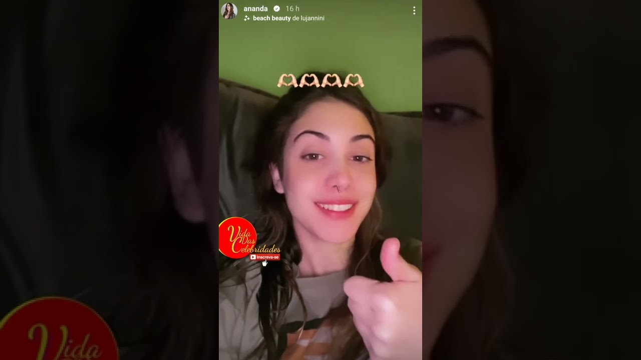 Ananda tem uma reação alérgica na pele veja como ela ficou depois