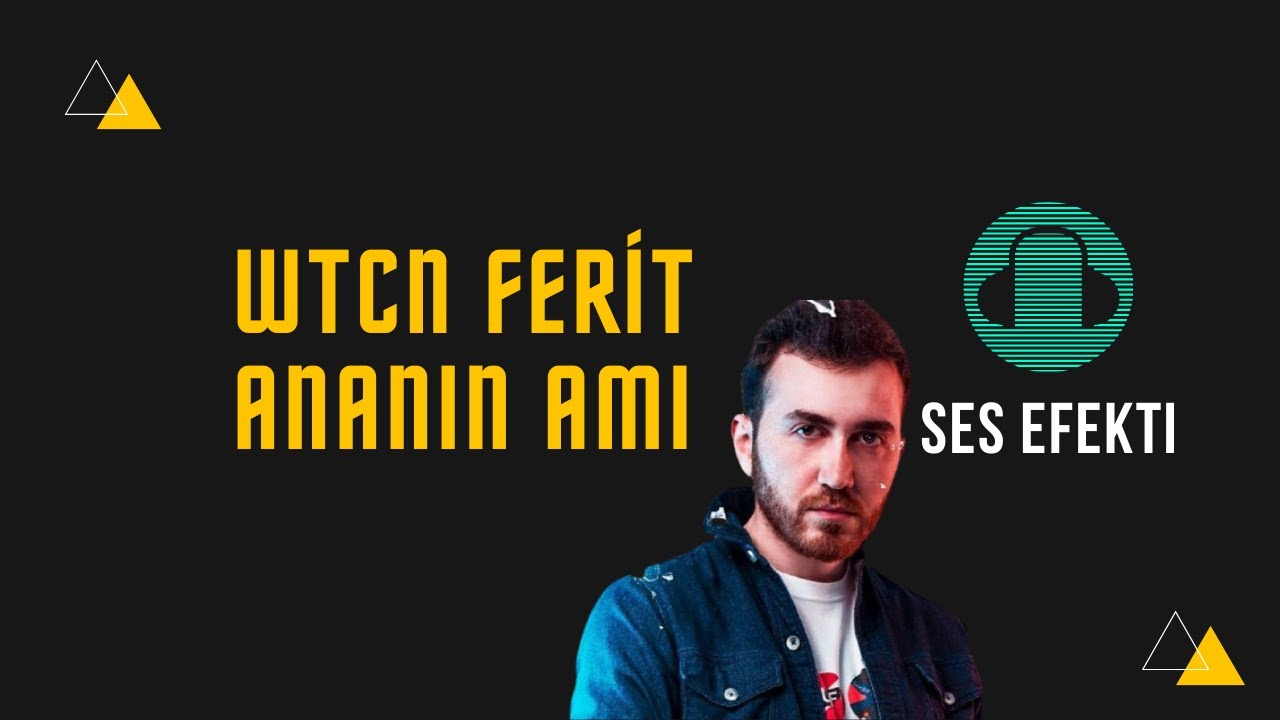 Ananın Amı Ses Efekti  ( Wtcn Ferit )