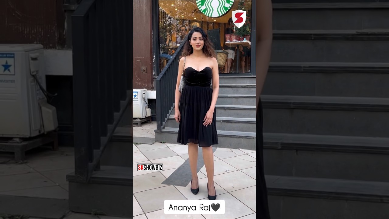 Ananya Raj Spotted Today 🖤 #ananyaraj #tollywood #shorts