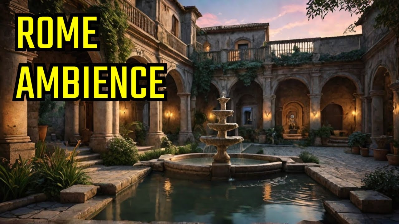 Ancient ROME Ambience | Cinematic Roman Empire Soundscape for Focus & Relaxation🏛️