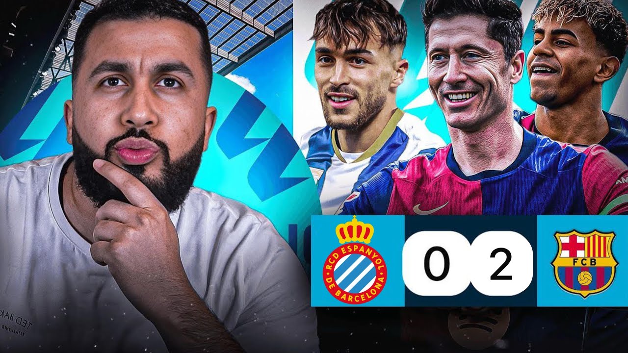 AND LA LIGA IS OVER.. | BARCELONA 2-0 ESPANYOL REACTION!