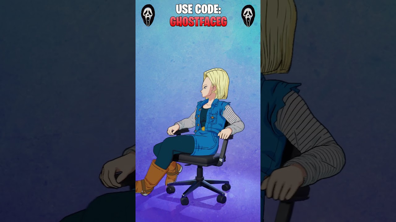 Android 18 - Office Chariot - Fortnite Emote #fortnite #fortnitedances #dragonball
