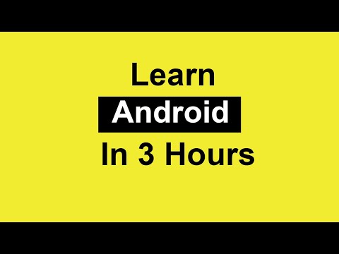 Android App Development Tutorial For Beginners 2021 [ Master Android Today ]