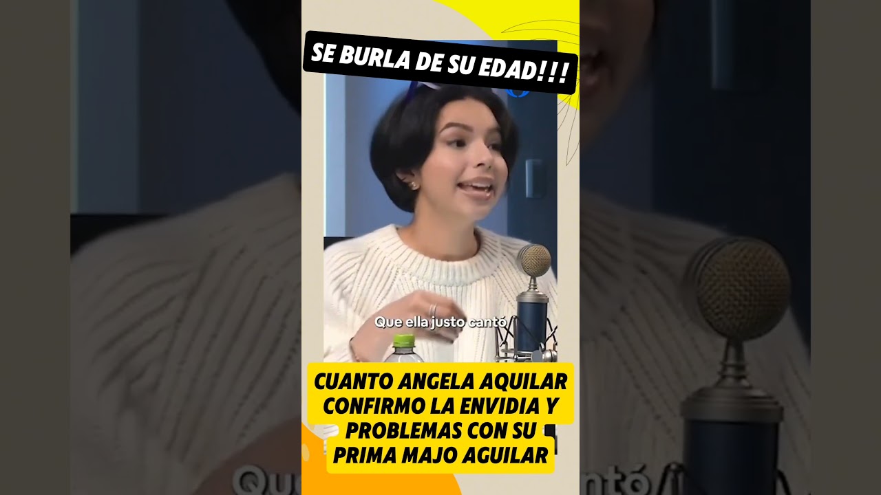 Angela Aguilar se burla de la edad de su prima Majo Aguilar #chisme #viral #noticias