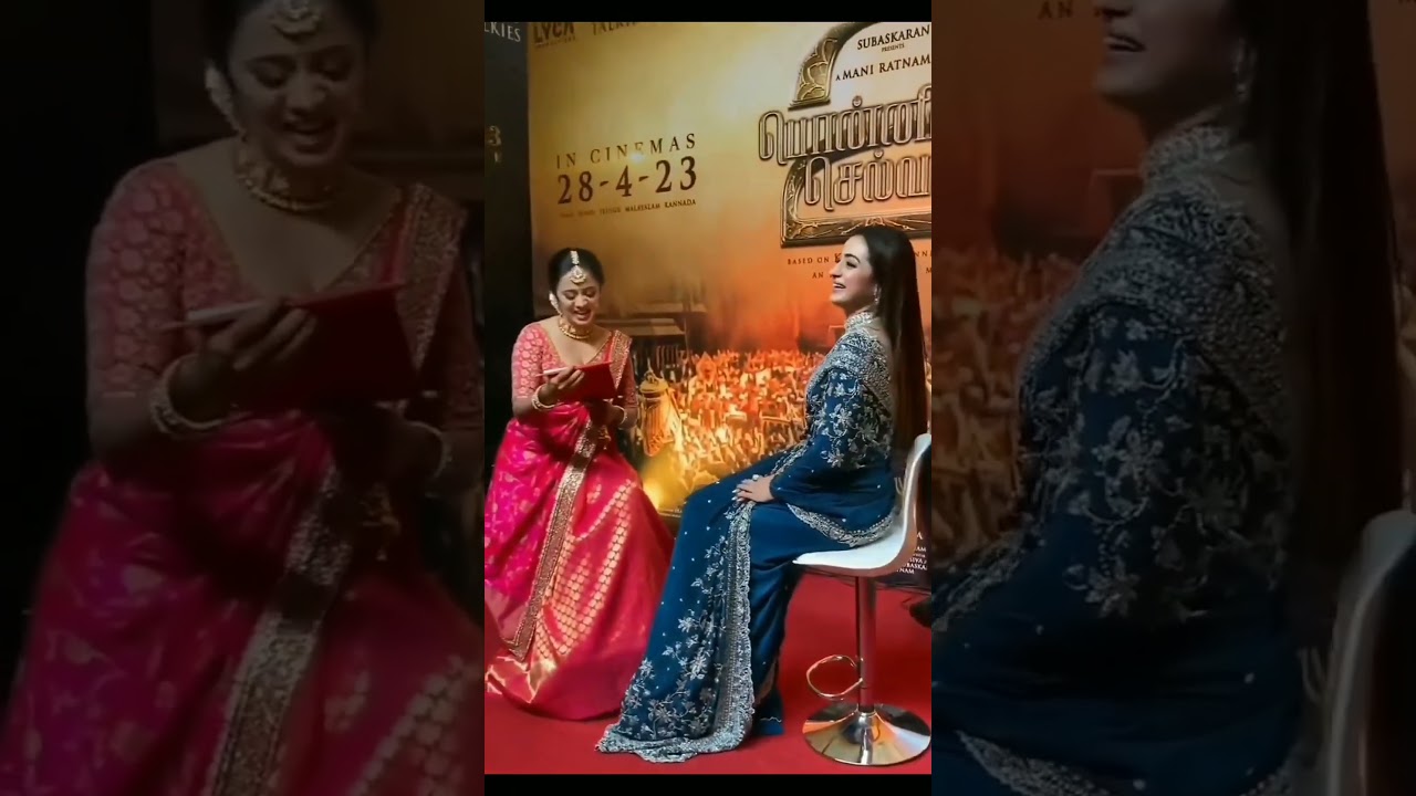 Angelic azhagis - ever gorgeous #trishakrishnan and #anjana_rangan ❤️😍 #shorts