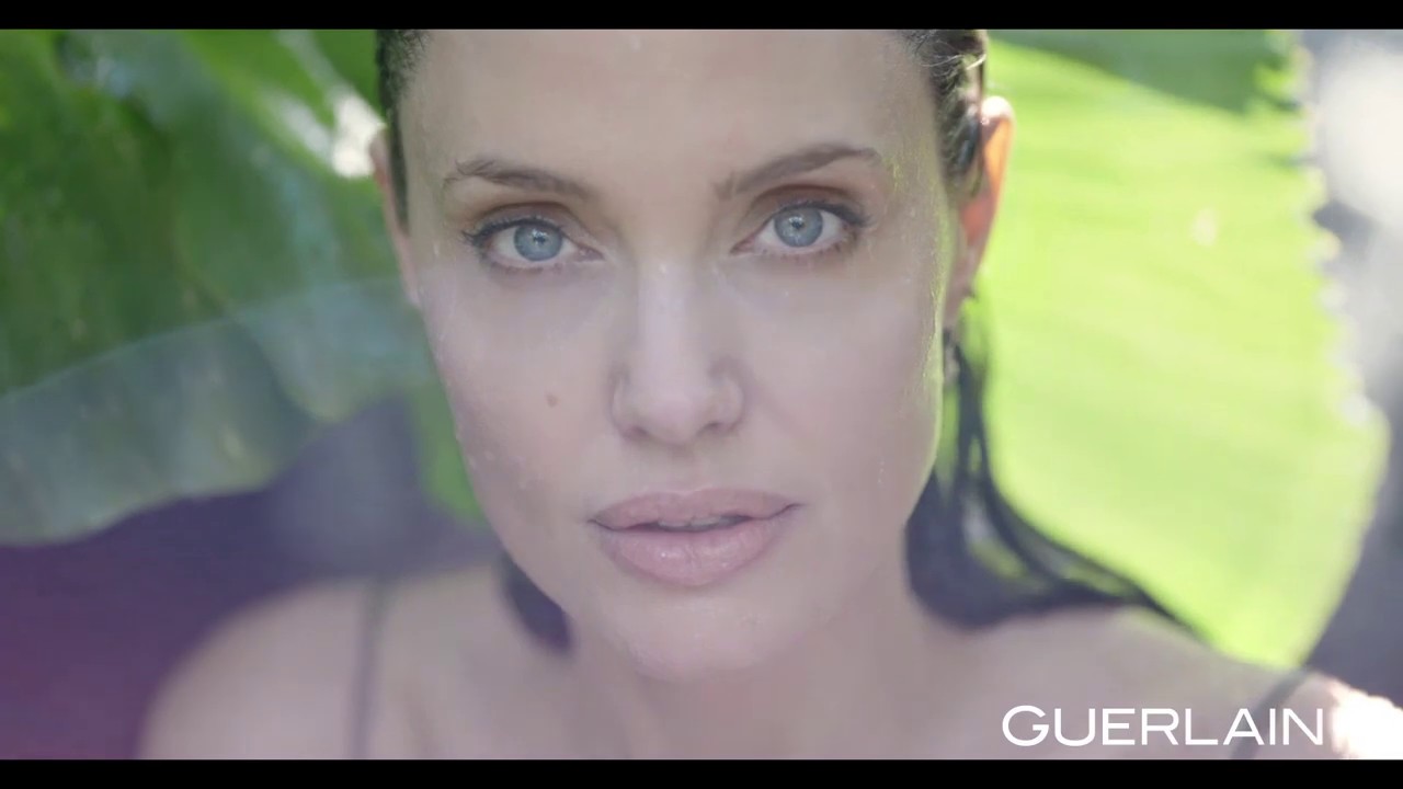 Angelina Jolie for Mon Guerlain Intense Campaign