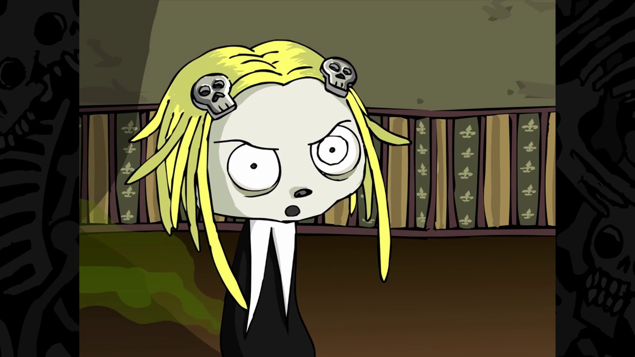 Animated goth girls burp/fart compilation