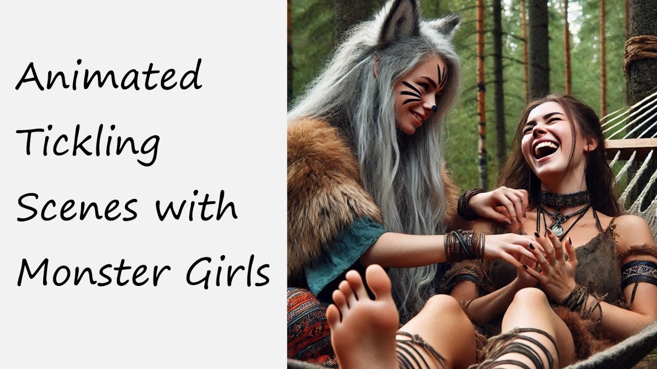 Animated Tickling Scenes with Monster Girls