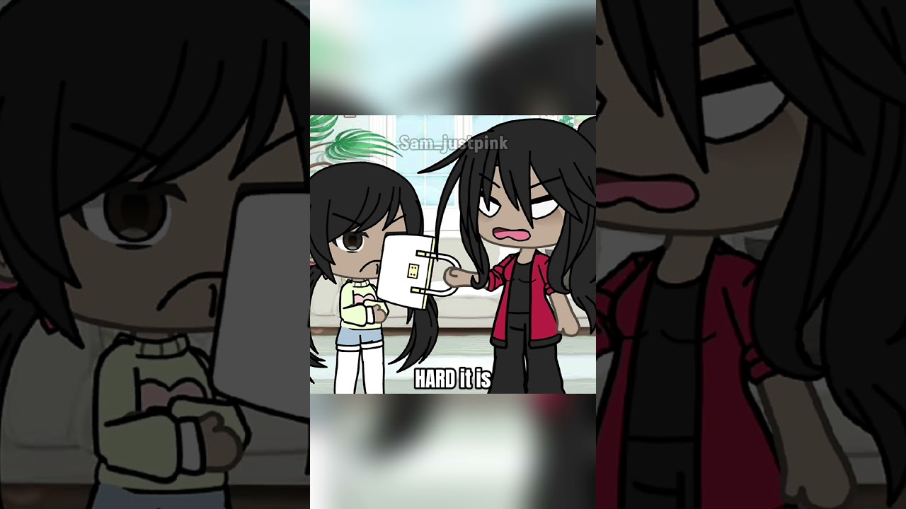 aniyah's new babysitter 😂 #gacha#gachalife#meme#trend#funny#aniyah#fyp