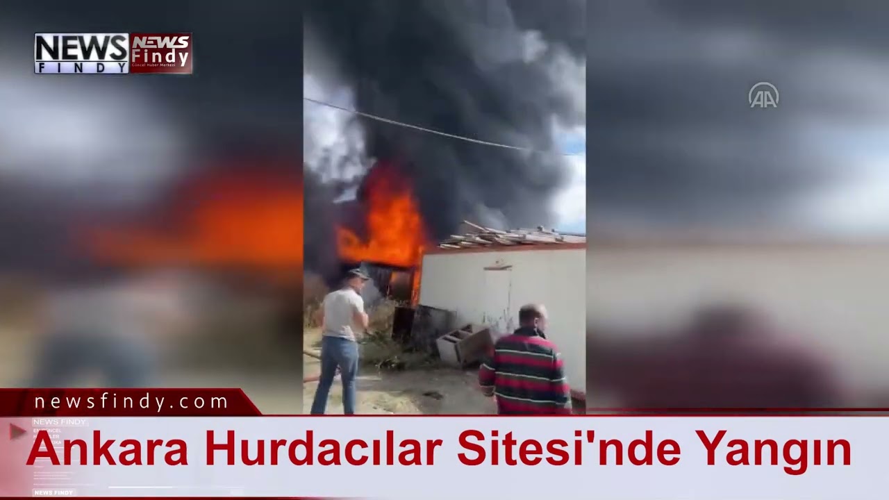 Ankara Hurdacılar Sitesi'nde Yangın