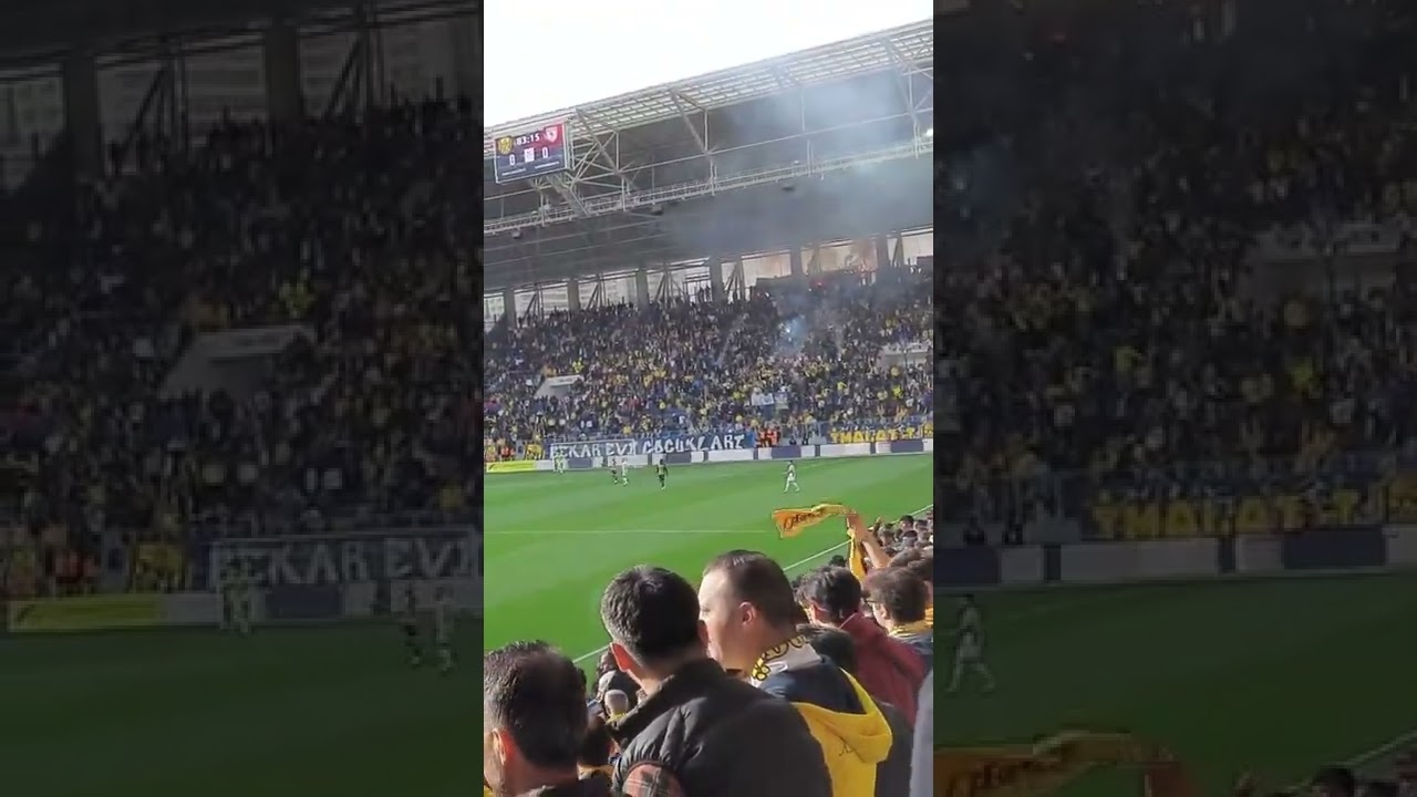ANKARAGÜCÜ - SAMSUNSPOR MAÇINDA TRABZONSPOR BAYRAĞI