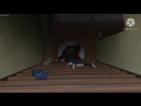 Another anime umbrella death seen | horror anime death seen