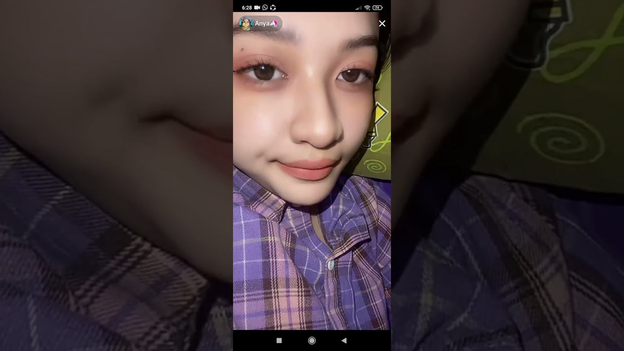 Anya live lepas hijab