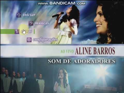 Ao Vivo Aline Barros Som De Adoradores Menu DVD