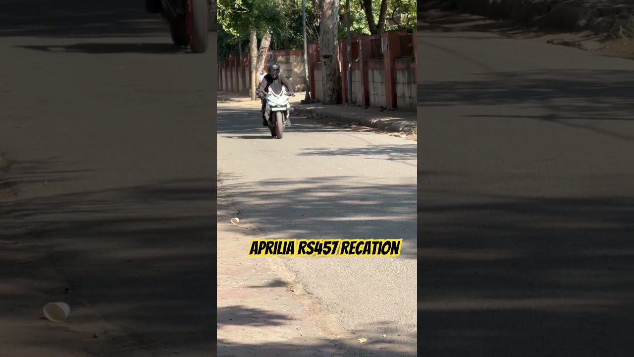 Aprilia RS457 Recation
