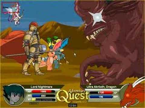 AQ - Lord Nightmare Destroying Akriloth