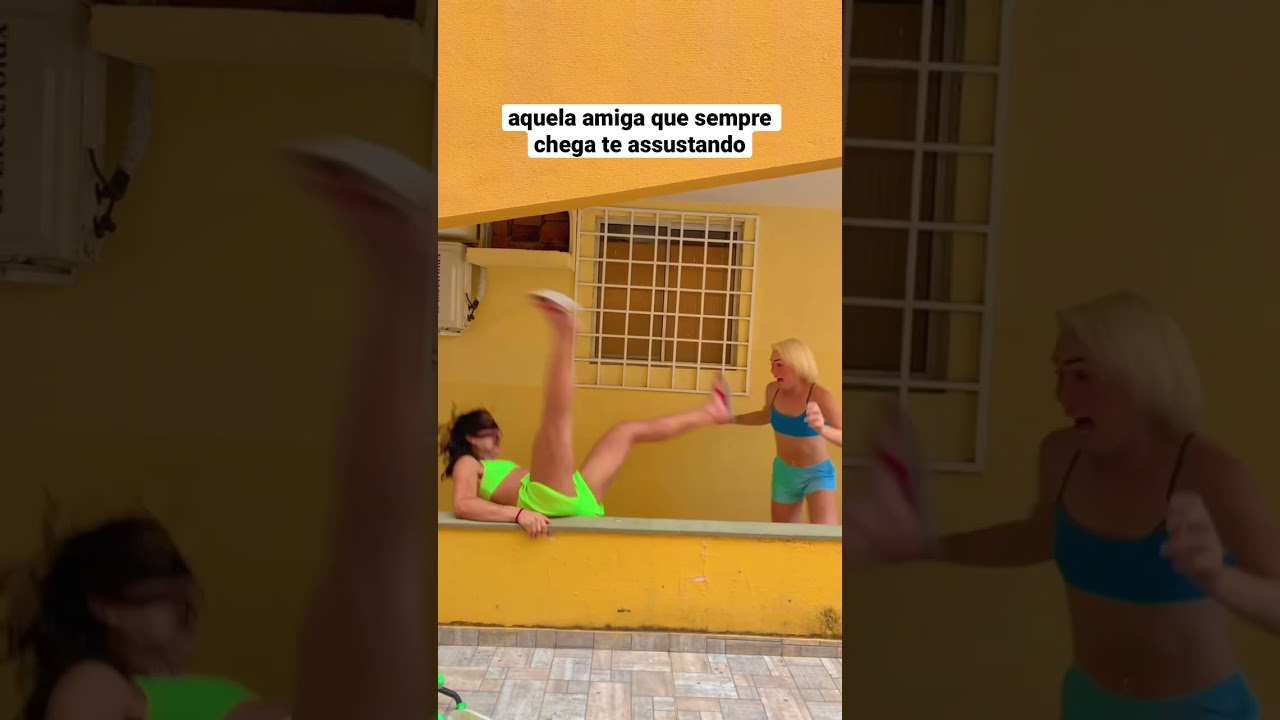 Aquela amiga que sempre chega te assustando #turmadavalzinha