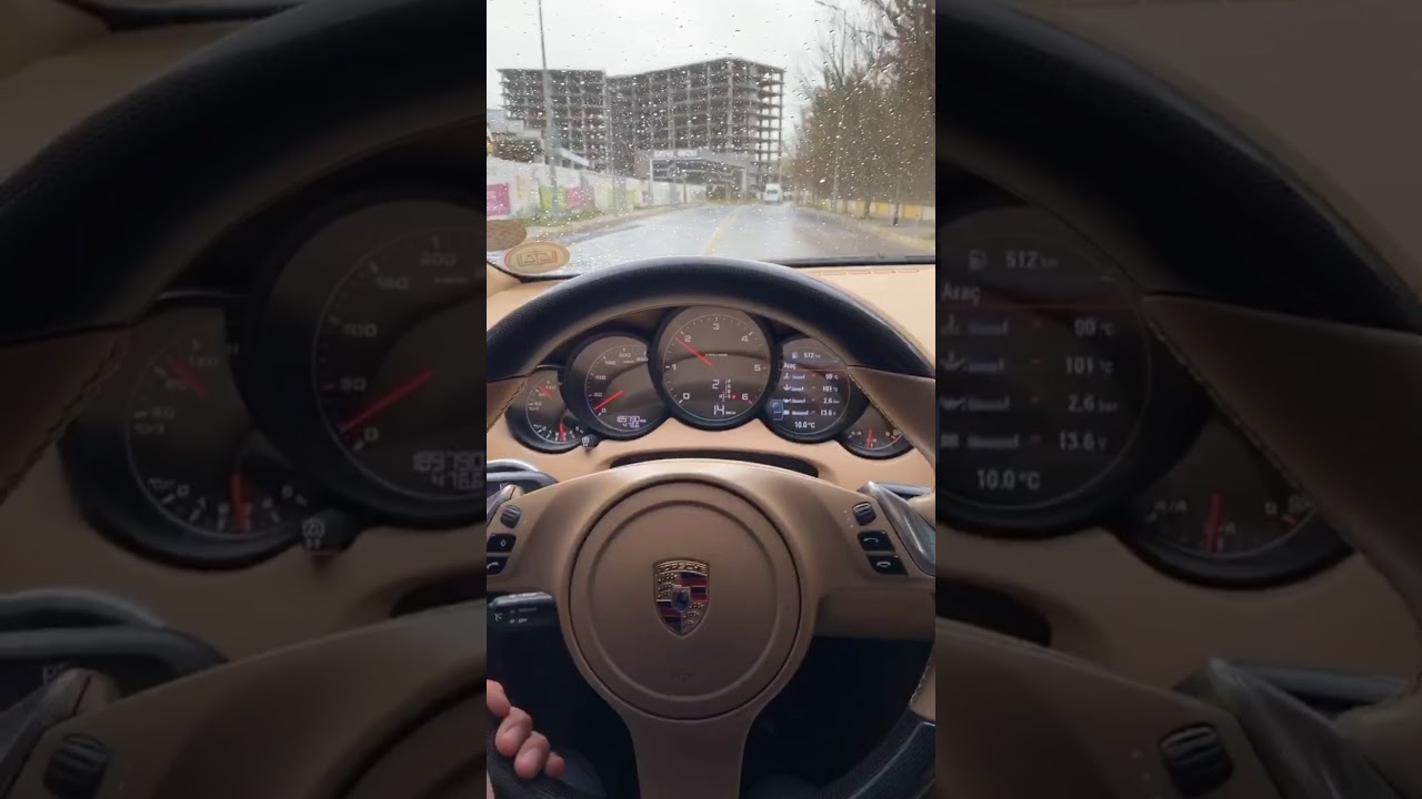 Araba snap Porsche Cayenne (Yağmurlu)