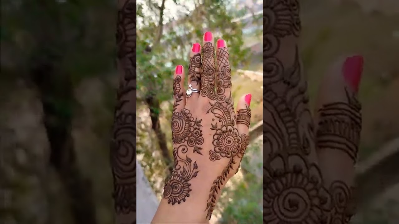 Arabic mehandi design #priti mehandi makeover 👍👍👍👍👍