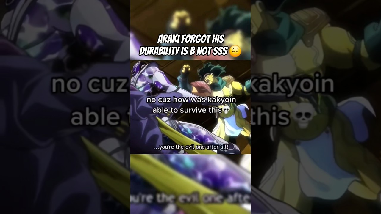 Araki Forgot About This... #jojosbizarreadventure #jjba #jojo #anime