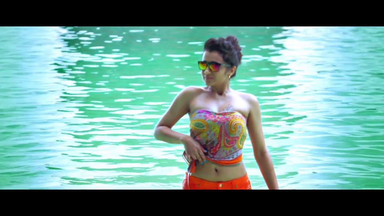 Aranmanai 2 Trisha hot song navel