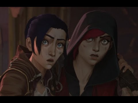 Arcane - caitlin's parents surprised caitlyn and vi | scene