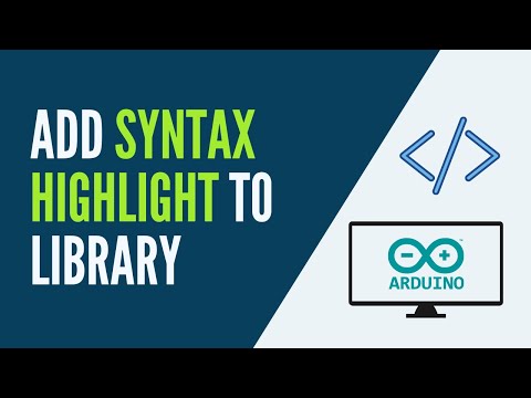 Arduino - Add Syntax Highlighting for Custom Library (keywords.txt)