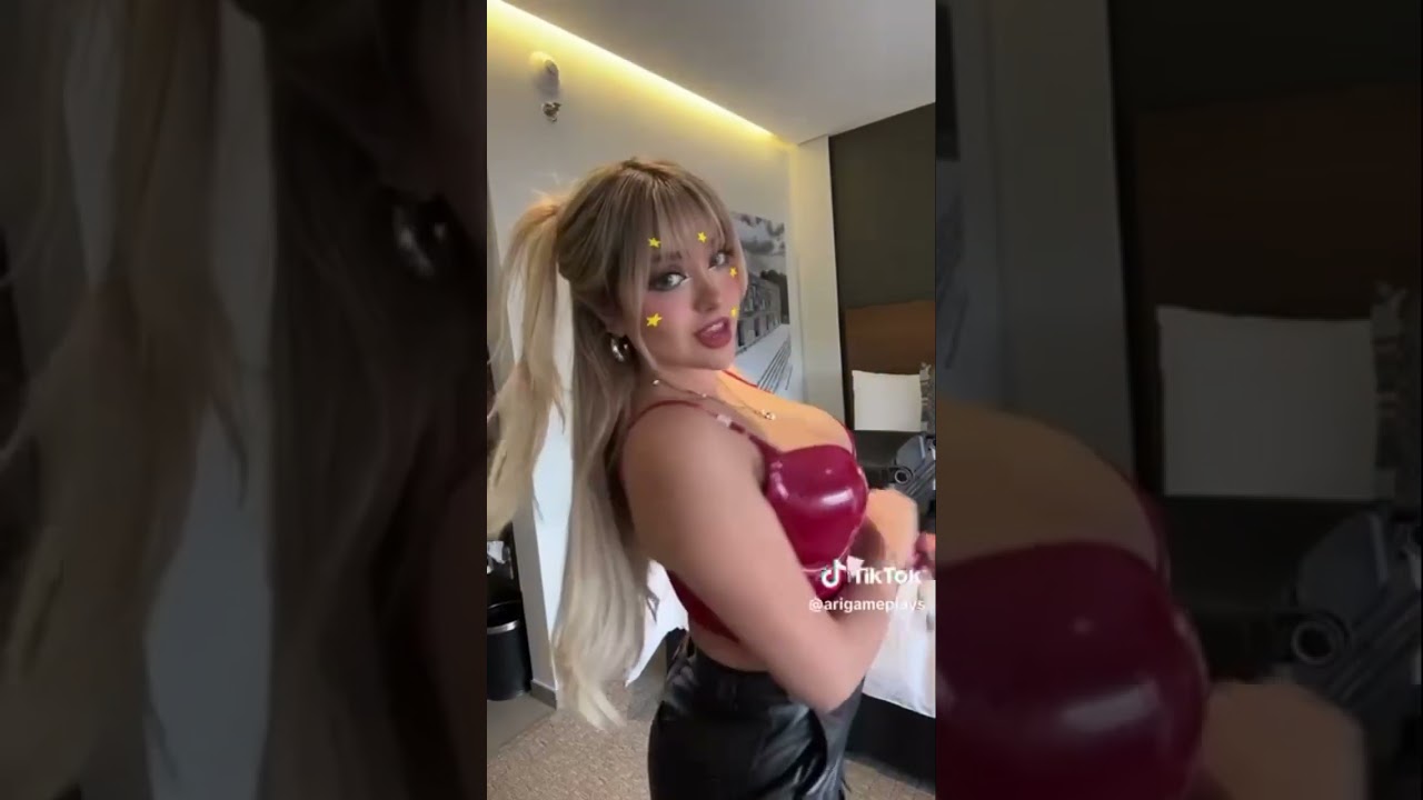 arigameplays y su gran cu3rpo #arigameplays #culo #tetas #mexico #twerk