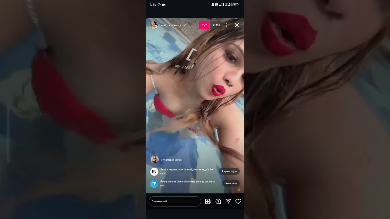 Arohi Chowdhury Hot Instagram Live | Bangladeshi hot girl Instagram Hot Live 🔥