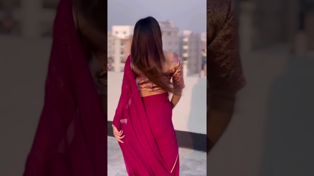 Arohi Mim hot Navel 🥵 #saree #arohimim #shorts