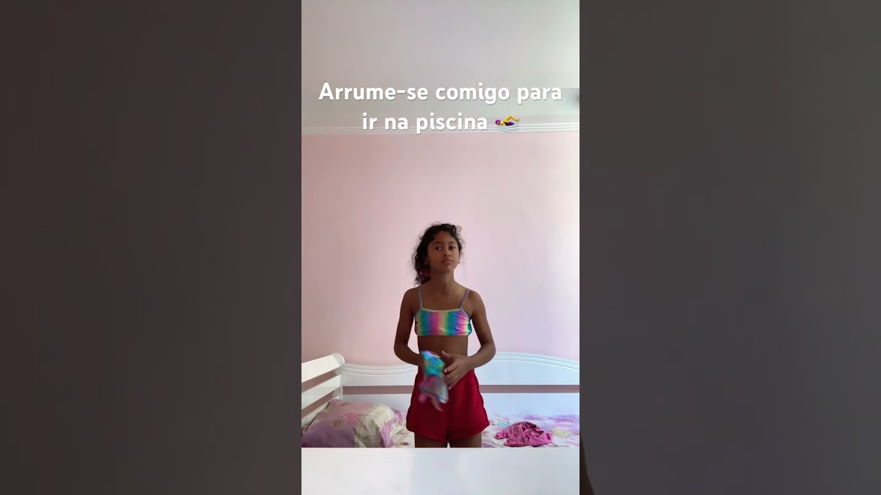 Arrume-se comigo para ir na piscina 🏊‍♀️