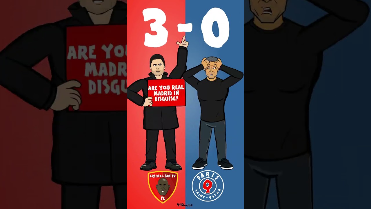 Arsenal vs PSG - score predictor! #ucl #championsleague #football #arsenal