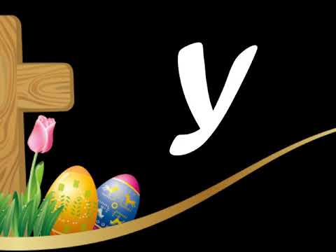 Artistic Alphabet - Easter
