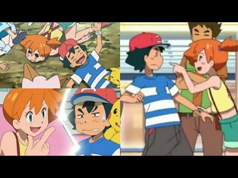 Ash & Misty's Flirting Moments In Sun & Moon Series || Pokéshipping Moments || Japanese Dubbed
