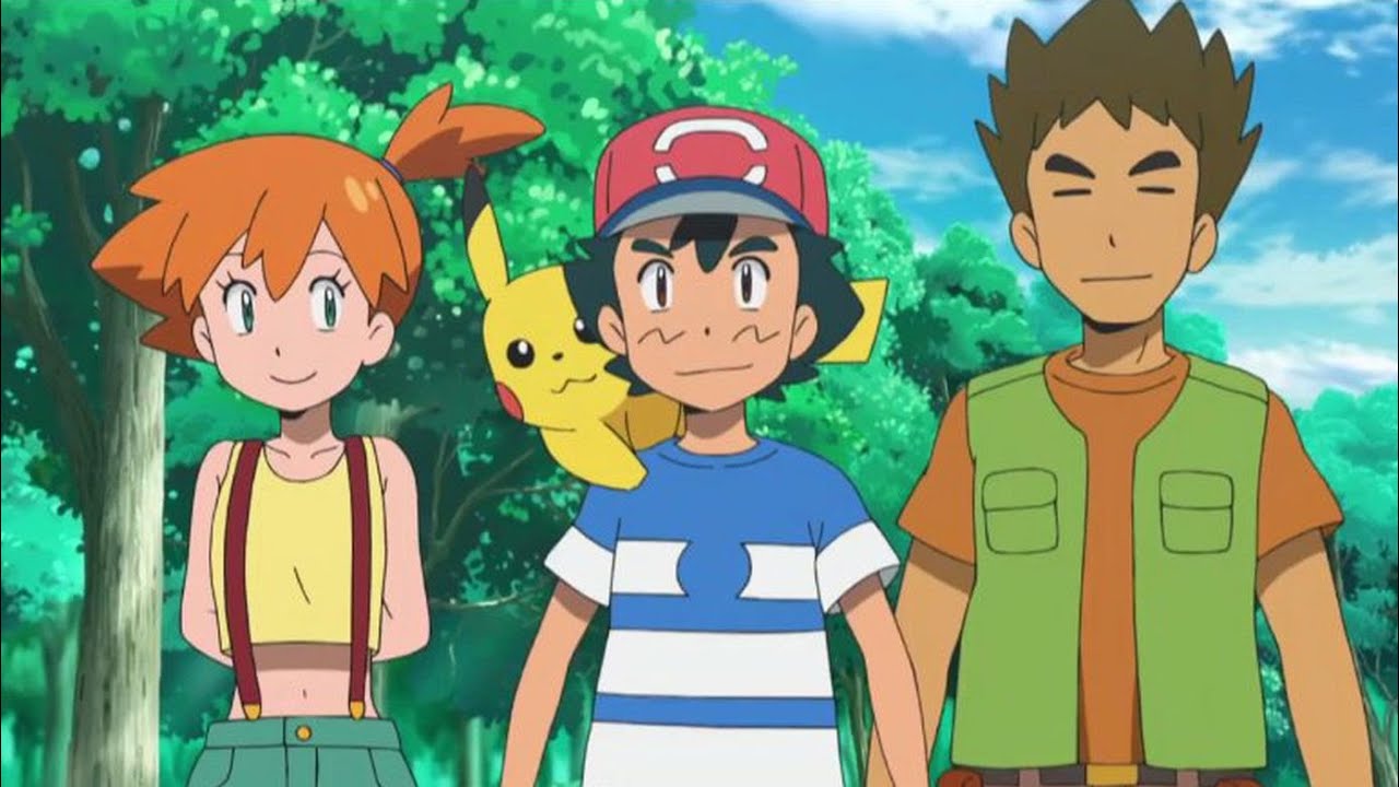 Ash Misty Brock Reunion In Alola Region|Pokemon Alola League|#shorts #trending