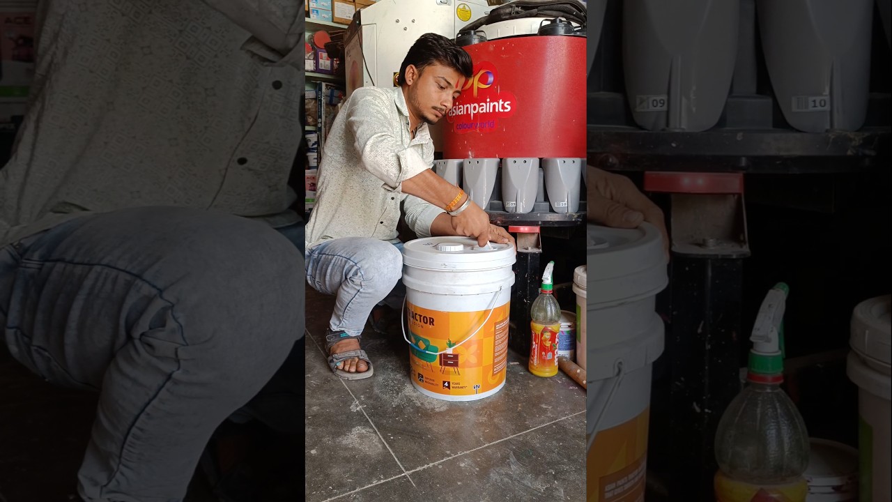 asian paint tractor emulsion|| colour mixing #shorts #paint#asianpaints