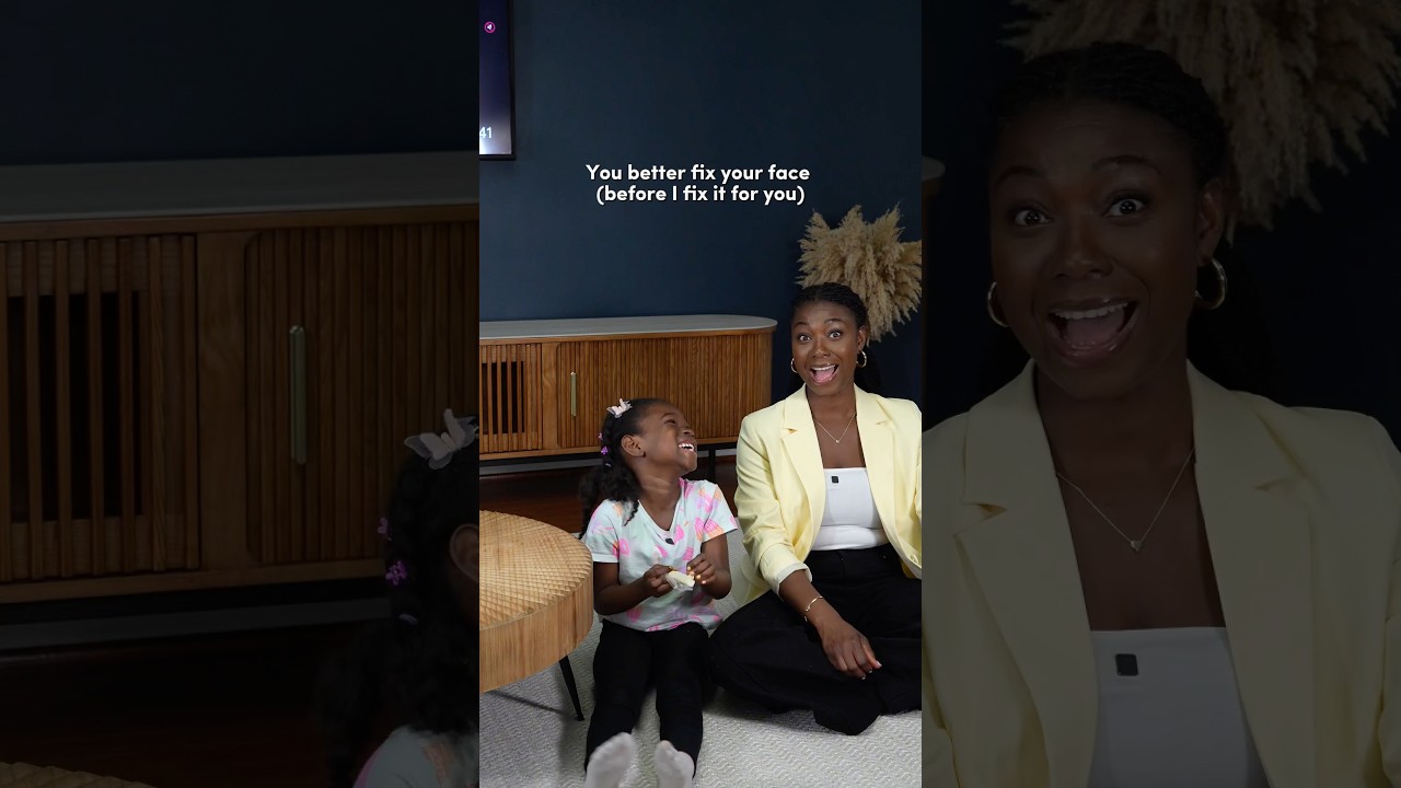 Asking my daughter to complete toxic parenting phrases