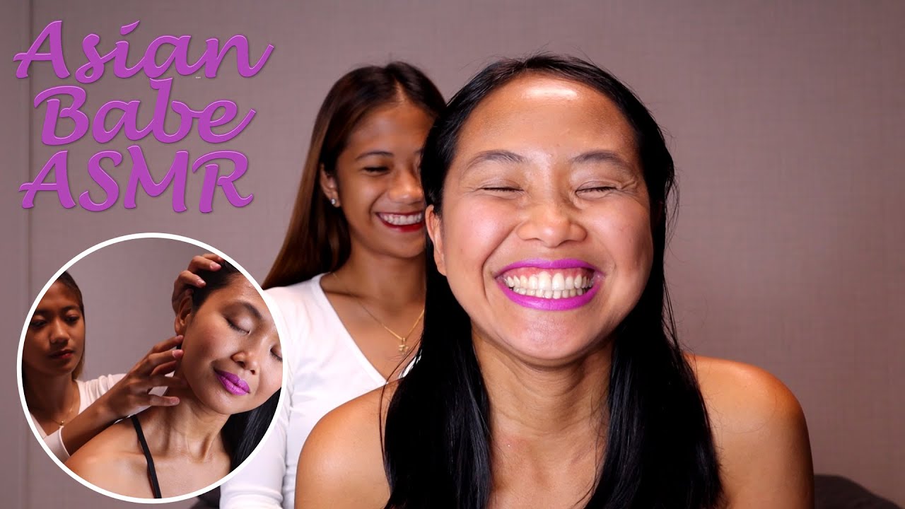 ASMR  Head Tickle Massage with Herzel | Asian Babe ASMR 😌💆‍♀️