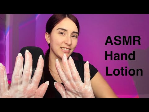 ASMR | Lotion Hand Sounds | Hand Massage