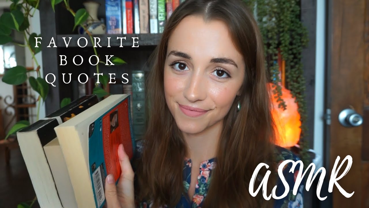 ASMR | My Favorite Book Quotes 🌻 Reading • Tapping • Soft-Spoken • Page Turning