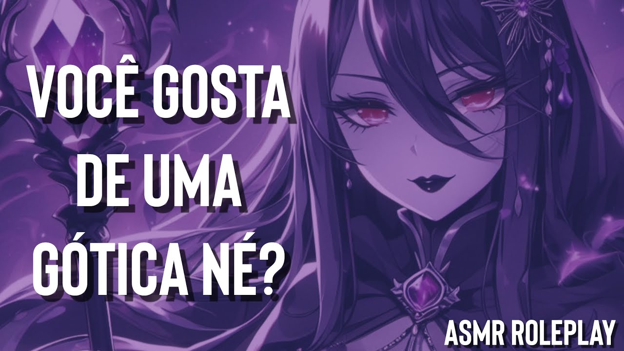 [ASMR • RP] - gótica querendo saber pq vc tá encarando 🤨🖤 (sussurros)