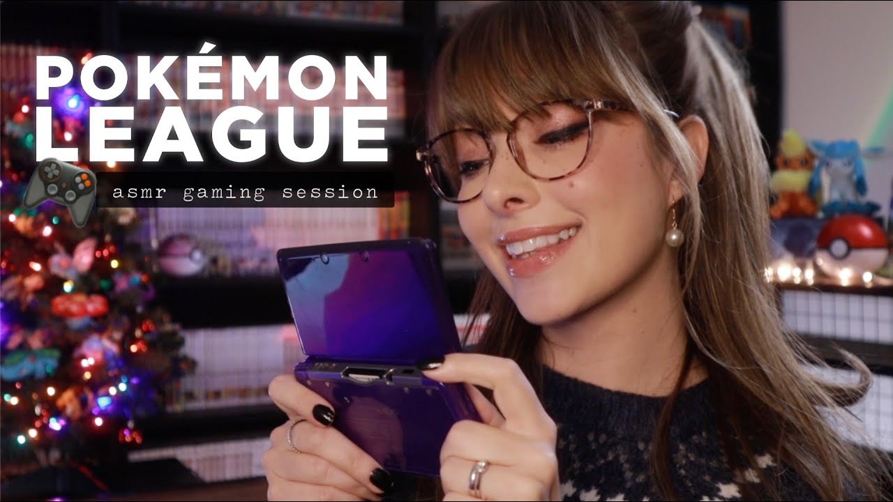 ASMR 🎮 Whispered Gaming to Relax You 💛 Battling Pokemon Heart Gold's League Champion & Elite Four!
